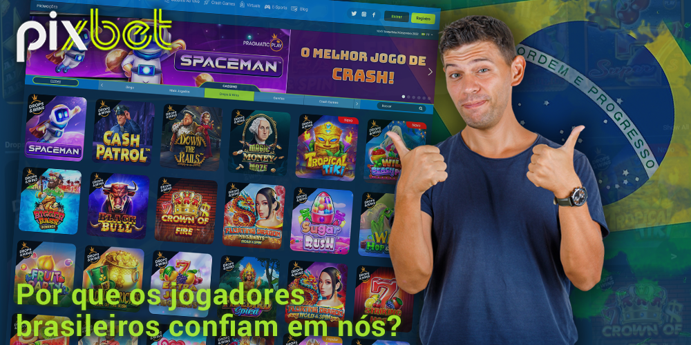Jogadores brasileiros escolhem Pixbet