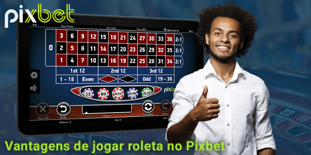 Vantagens de jogar roleta no Pixbet para os brasileiros
