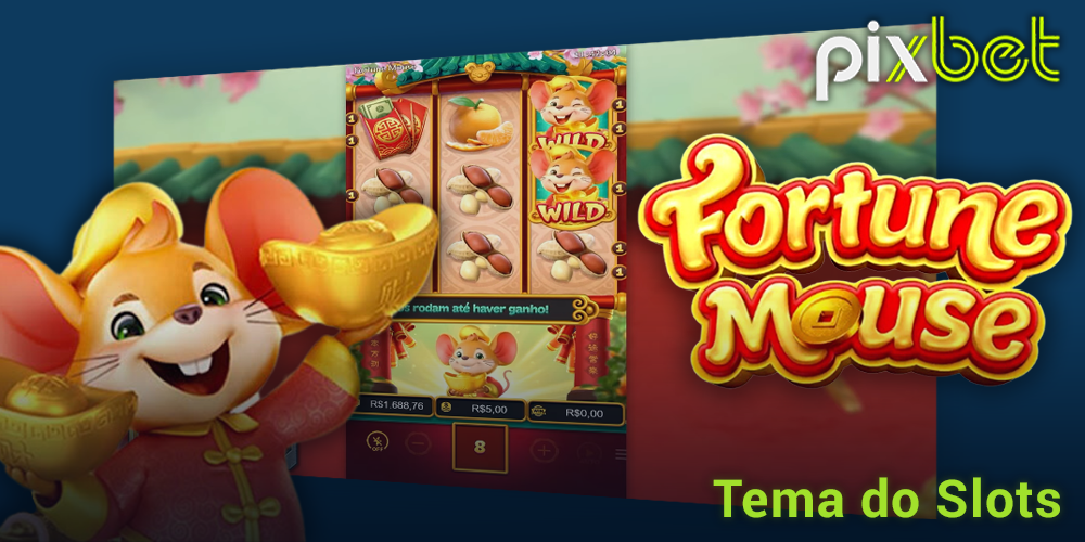 O tema principal do jogo Fortune Mouse na Pixbet