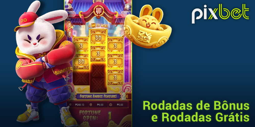Bônus no jogo Fortune Rabbit na Pixbet no Brasil